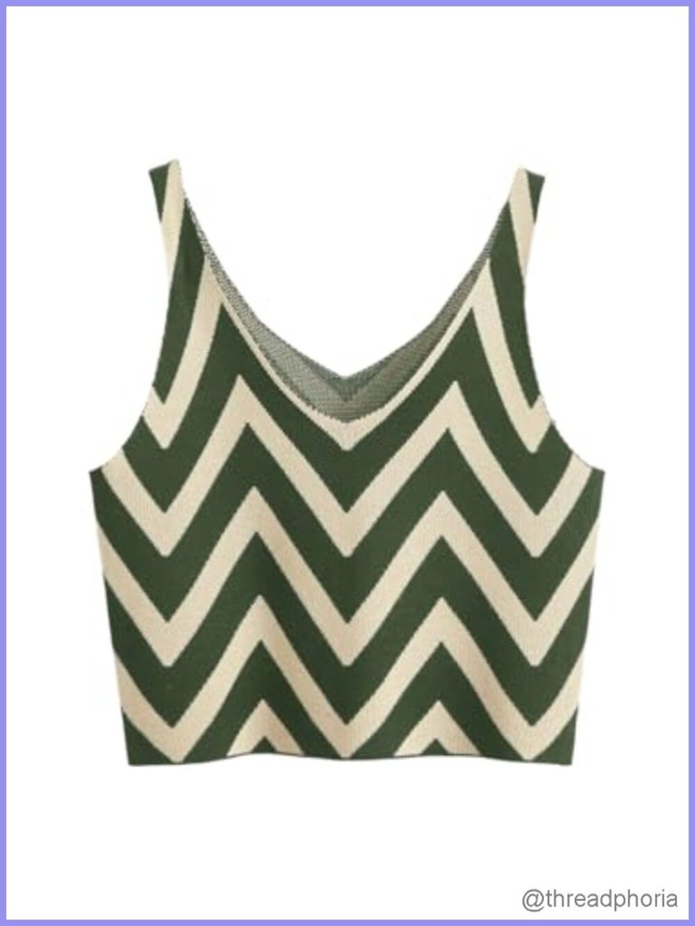 Wavy Striped Knit Vest V Neck Sleeveless Sweater Top 80% Viscose 20% Polyamide